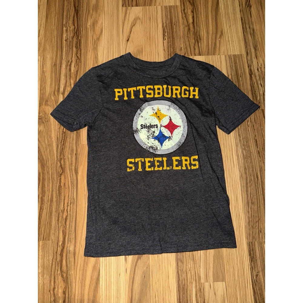 Pittsburgh Steelers NFL Tee cotton Youth Tee Sz M Medium 10/12